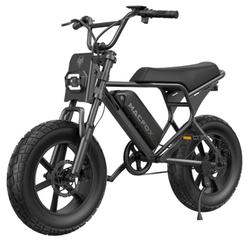 MACFOX M16 Electric Bike for Teens, 16" x4.0 Fat Tire Safe Urban Cruiser