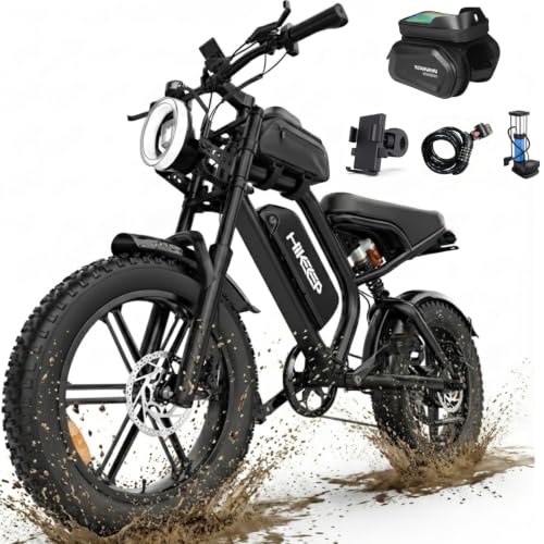 GLOBALKEEP 1500W Peak Integrated Wheels Fat Tire Electric Bike