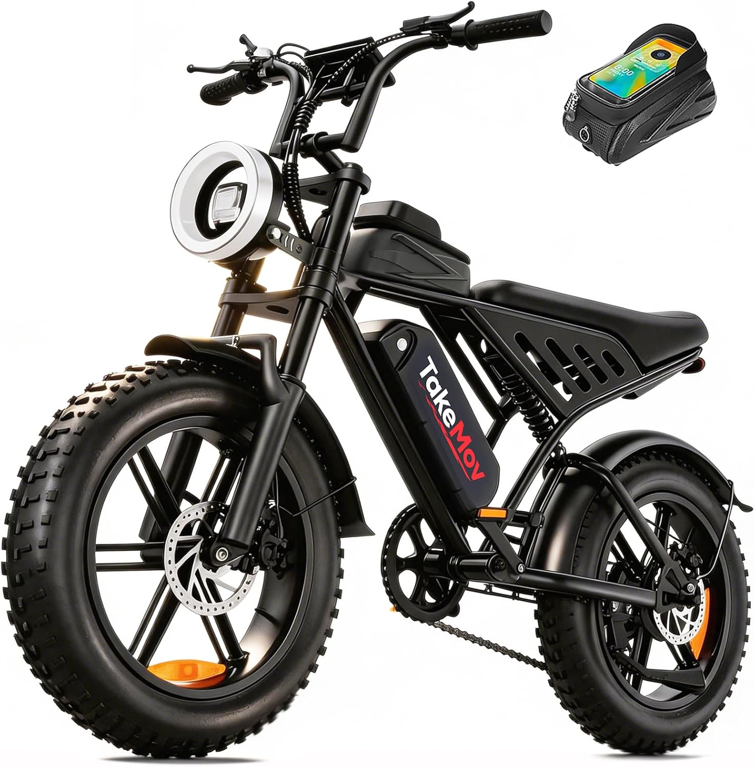 Electric Bike for Adults, 1500/2000W Peak 33/40MPH E-Bike 60/80/160Miles with NFC & Password Unlock,Full Suspension,Remova...