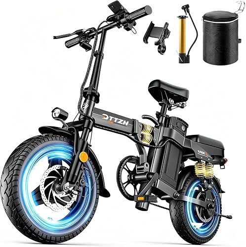DTTZH Foldable Ebike with Keyless Ignore, 1000/2000W, 52V 25Ah/48V 15A — Real-world performance testing in action