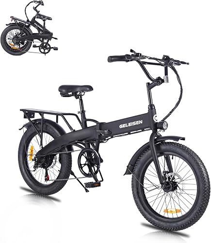 GELEISEN Folding Electric Bike for Adults, 20