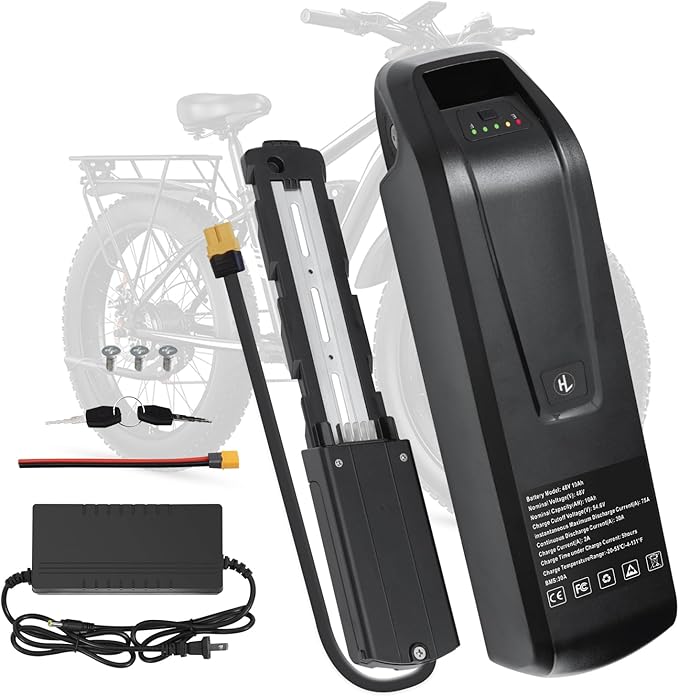 Replacement Battery for Ebike 48V, 10.4Ah/ 15.6Ah/ 20Ah Lithium Pack w — Real-world performance testing in action