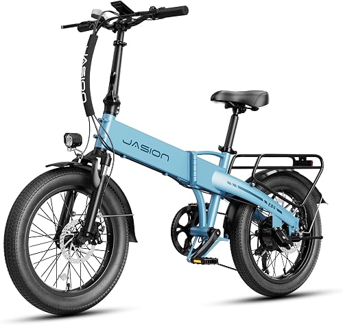 Jasion EBS Folding Electric Bike for Adults, Compact Portable 20