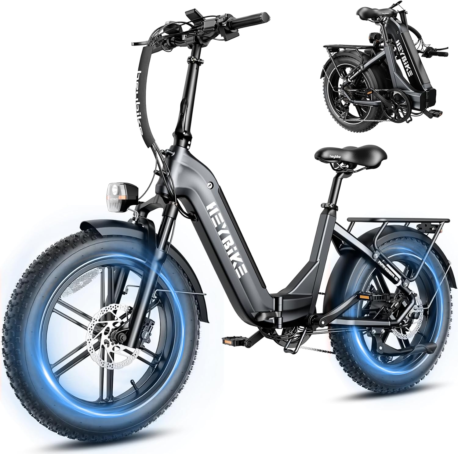 Heybike Ranger S Electric Bike for Adults with APP Control, 20