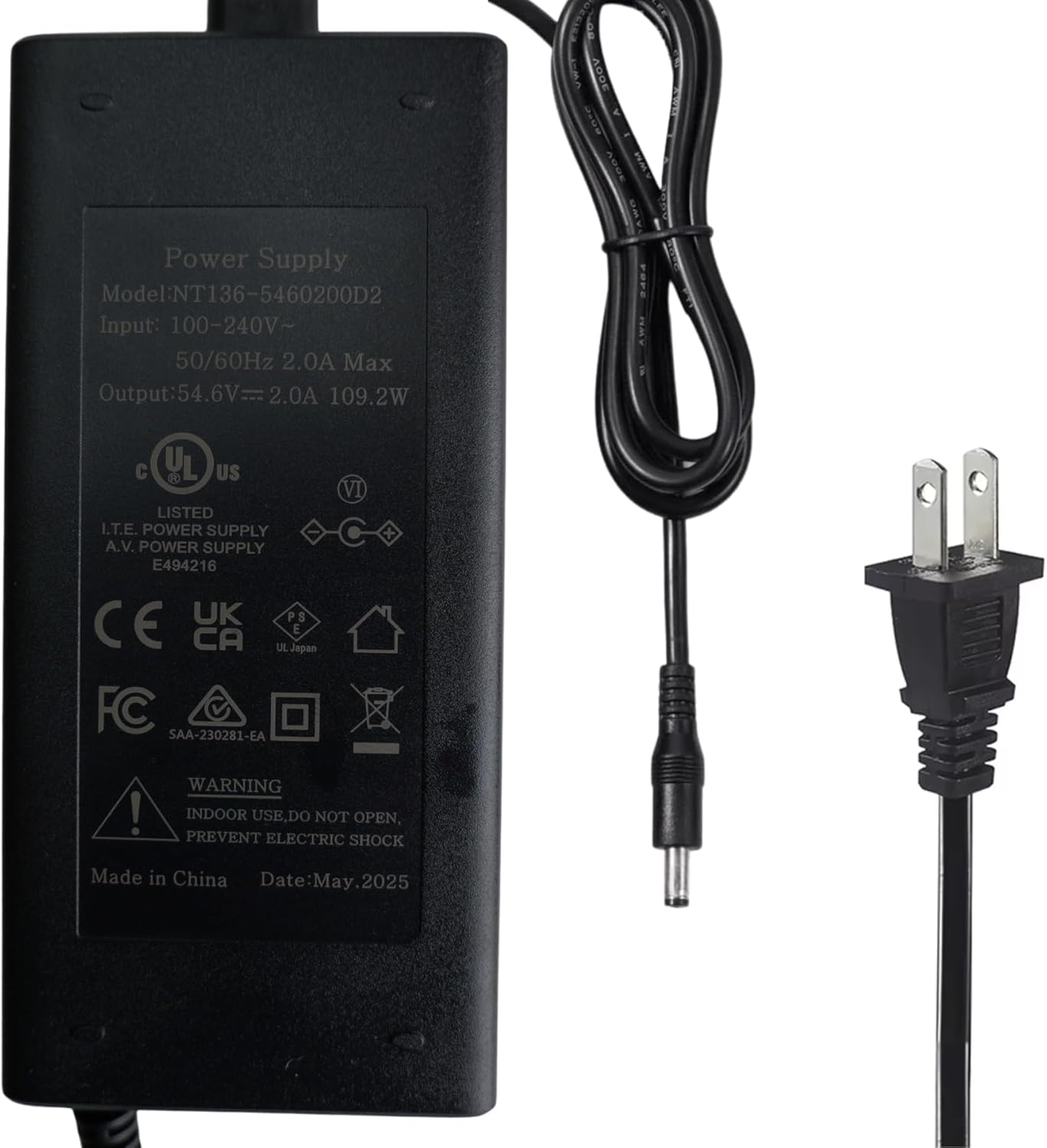 Universal Charger Works with All Rad Power E Bikes - Upgraded