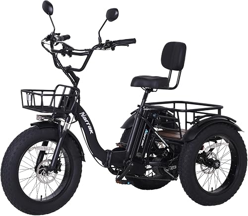 NARRAK Electric Tricycle for Adults,Fat Tire Folding Electric Trike,3 — Real-world performance testing in action