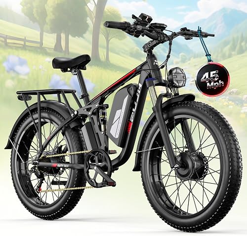 6000W Dual Motor Ebike for Adults, 60V 20Ah Fast Electric Bike,Up to 1 — Build quality and design details up close