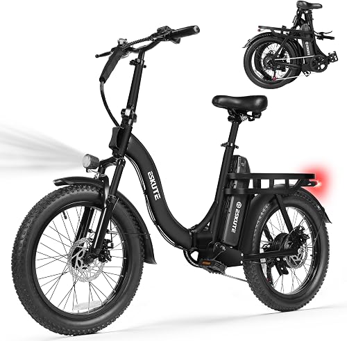 ESKUTE Electric Bike for Adults – 1200W Peak Motor, Folding 20x3 Fat T — Real-world performance testing in action