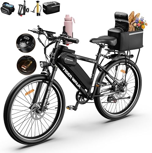 TigerWalk Adult Electric Bike, Peak 1000W Ebike, 48V 10AH Removable Ba — Real-world performance testing in action