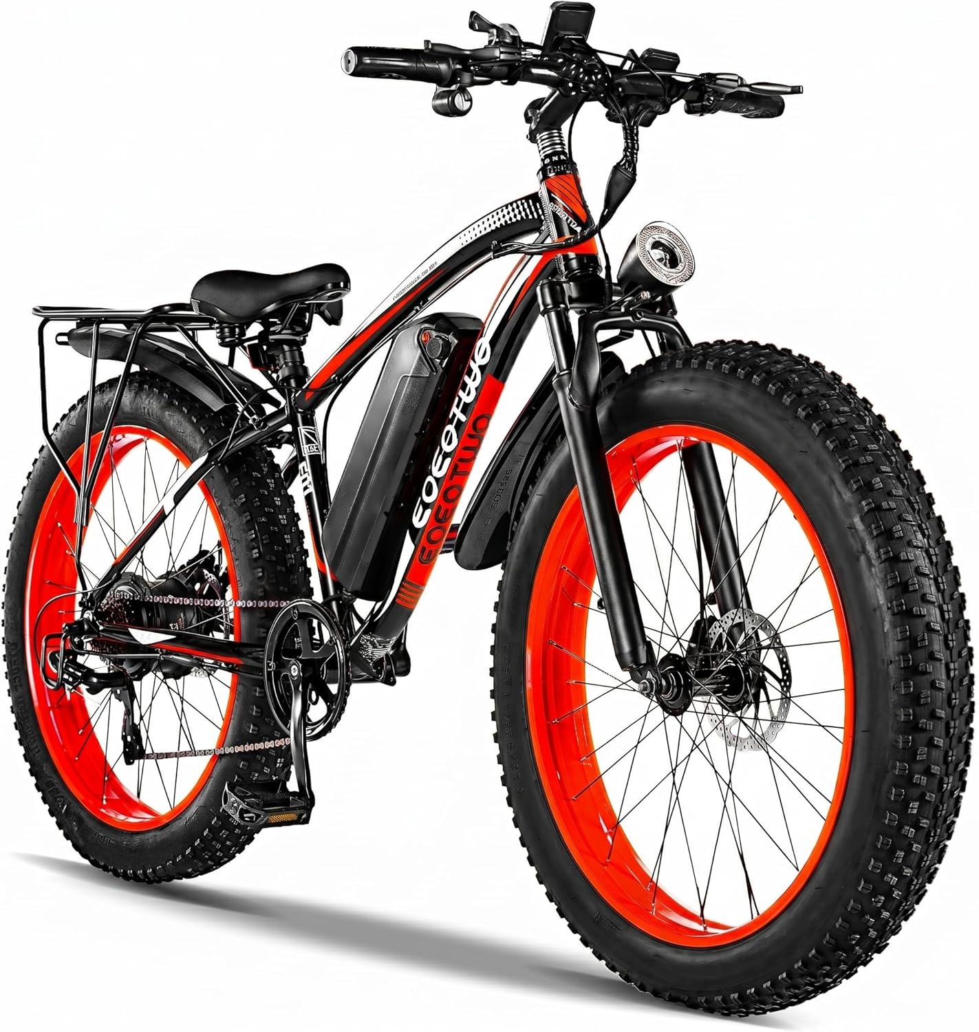 EOEOTWO Electric Bike for Adults,1500W Peak Motor E Bikes, 26