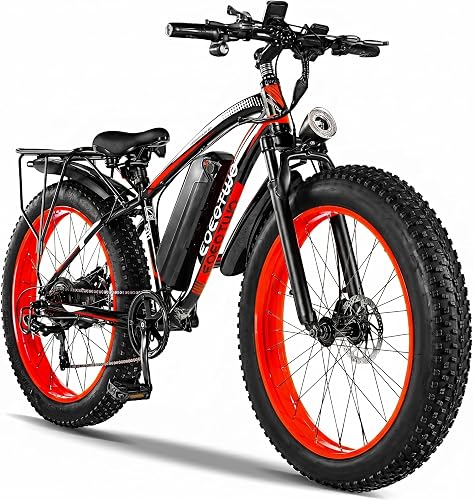 EOEOTWO Electric Bike for Adults,1500W Peak Motor E Bikes, 26